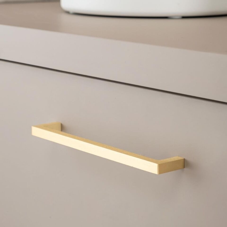 System 7938 Mat Altın Renk Klasik Kulp 96 mm (SY7938 0096 BB)