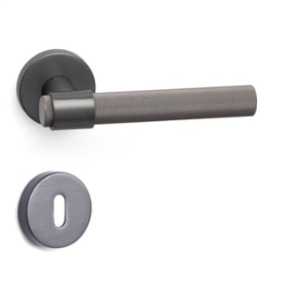 System Axel-T Rozetli Kapı Kolu Füme Renk (HA187TRO12 BBN) Oda