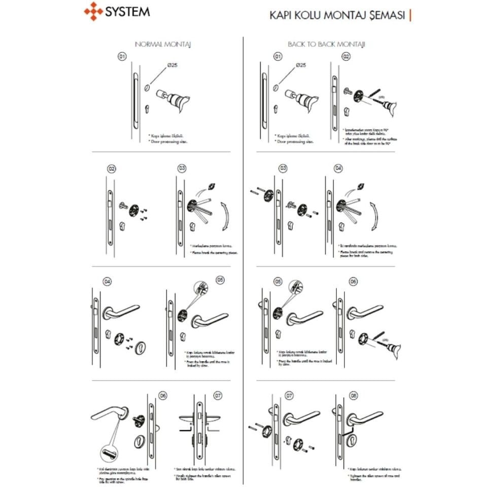 System Axel-T Rozetli Kapı Kolu Gold Renk (HA187TRO12 GL)