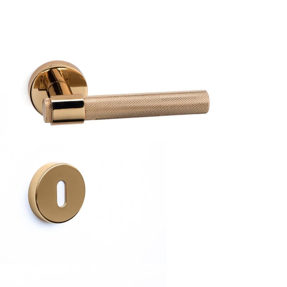 System Axel-T Rozetli Kapı Kolu Gold Renk (HA187TRO12 GL)