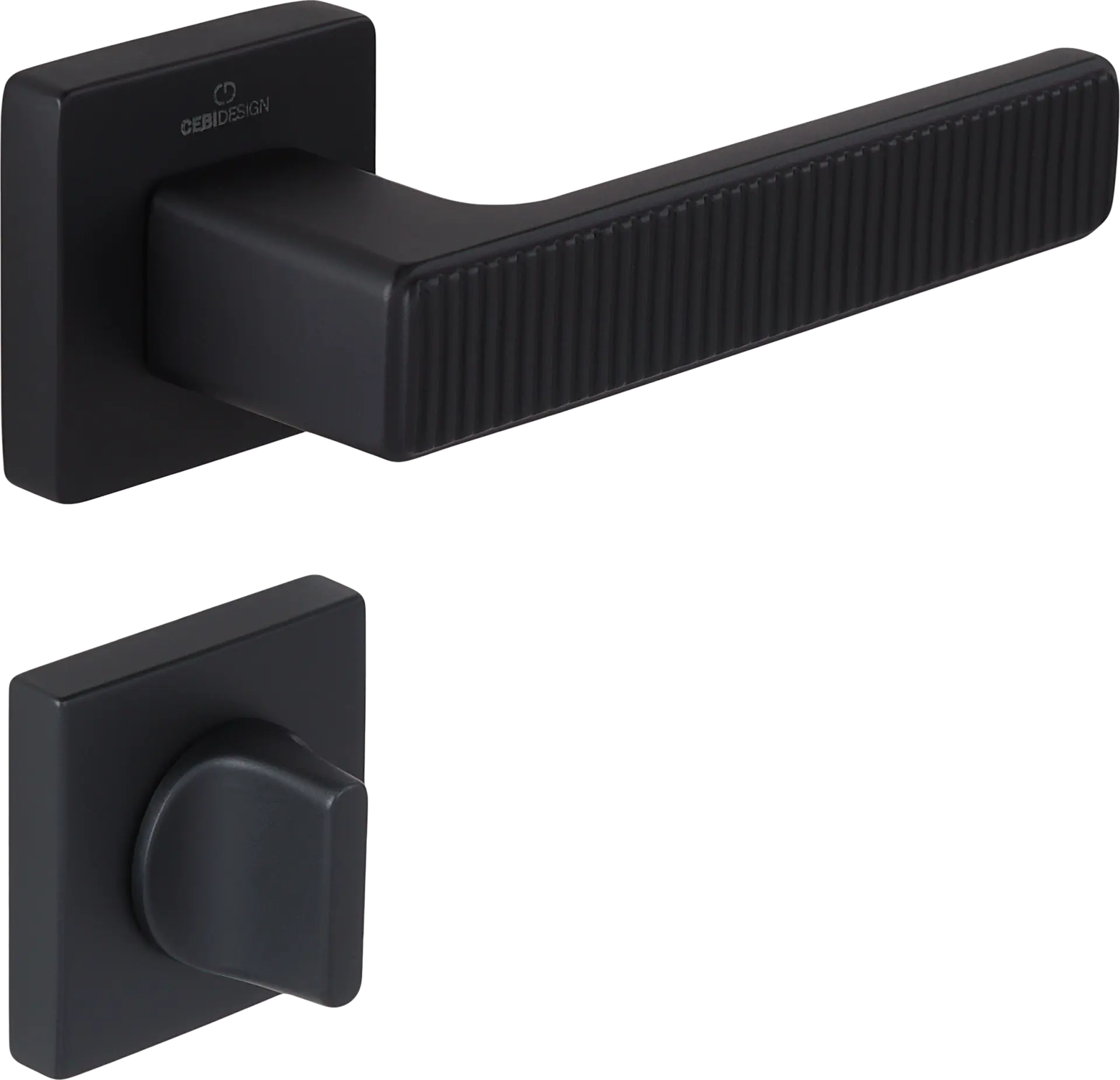 Çebi C5219 Root Zipline Kapı Kolu PC24 (Mat Siyah) - WC