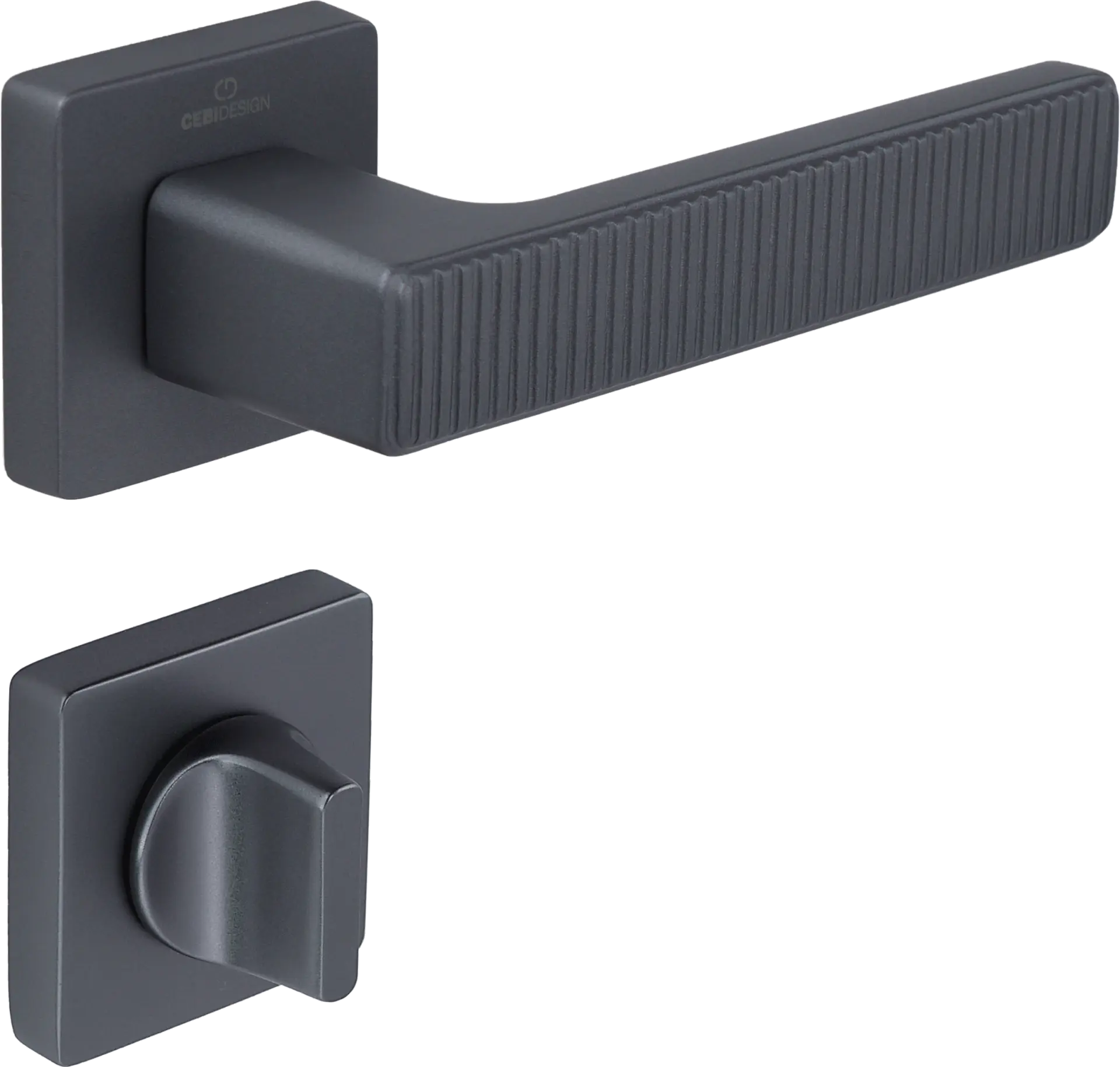 Çebi C5219 Root Zipline Kapı Kolu PC27 (Antrasit Saten) - WC