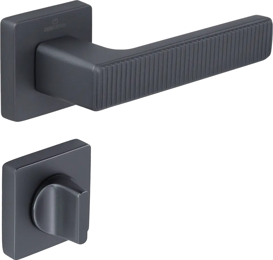 Çebi C5219 Root Zipline Kapı Kolu PC27 (Antrasit Saten) - WC
