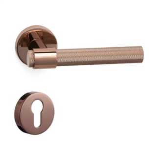 System Axel-T Rozetli Kapı Kolu Rose Renk (HA187TRO12 RS) Yale