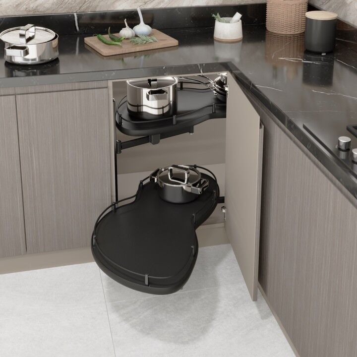 Kaymaz Yüzeyli Döner Tablalı Körköşe Mekanizması  Sol