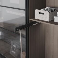 Gizli Raylı Alüminyum Kemerlik Sol