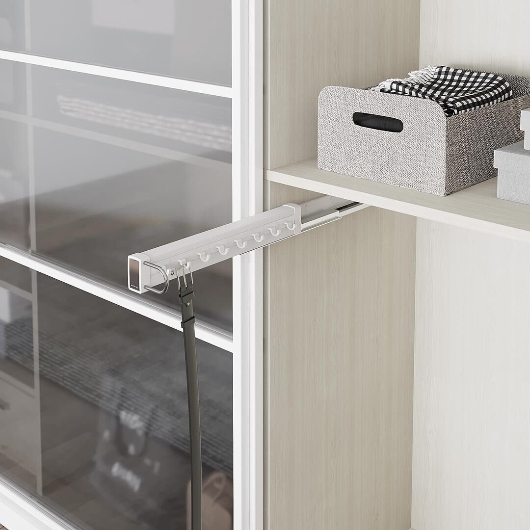 Gizli Raylı Alüminyum Kemerlik Sol