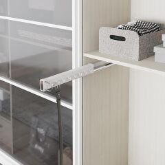 Gizli Raylı Alüminyum Kemerlik Sol