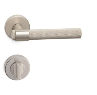 System Axel-T Rozetli Kapı Kolu Nikel Saten Renk (HA187TRO12 NBM-NBM/NB)