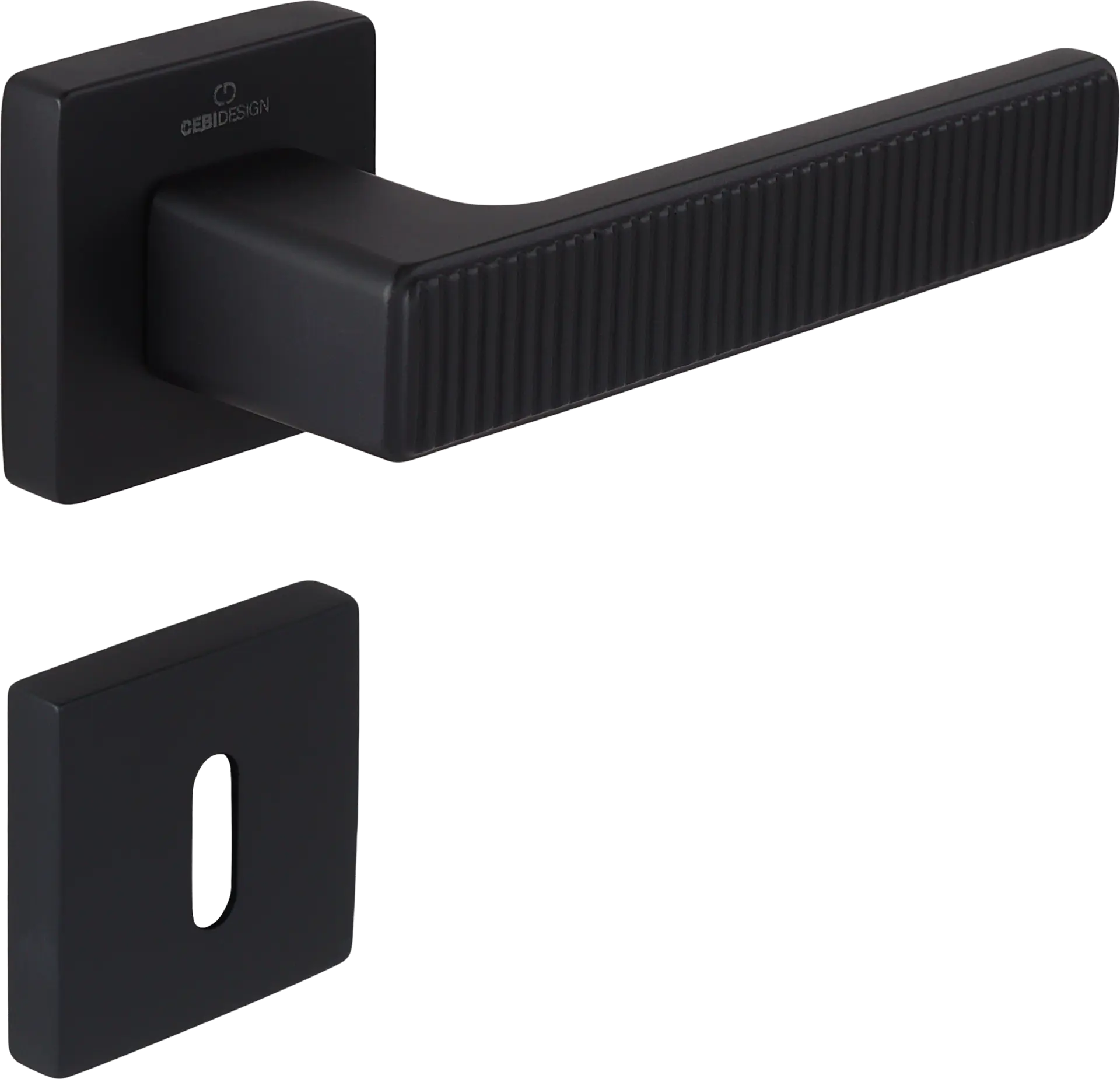 Çebi C5219 Root Zipline Kapı Kolu PC24 (Mat Siyah) - Oda