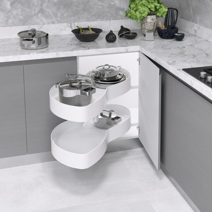 Kaymaz Yüzeyli Döner Tablalı Körköşe Mekanizması Unique Sol