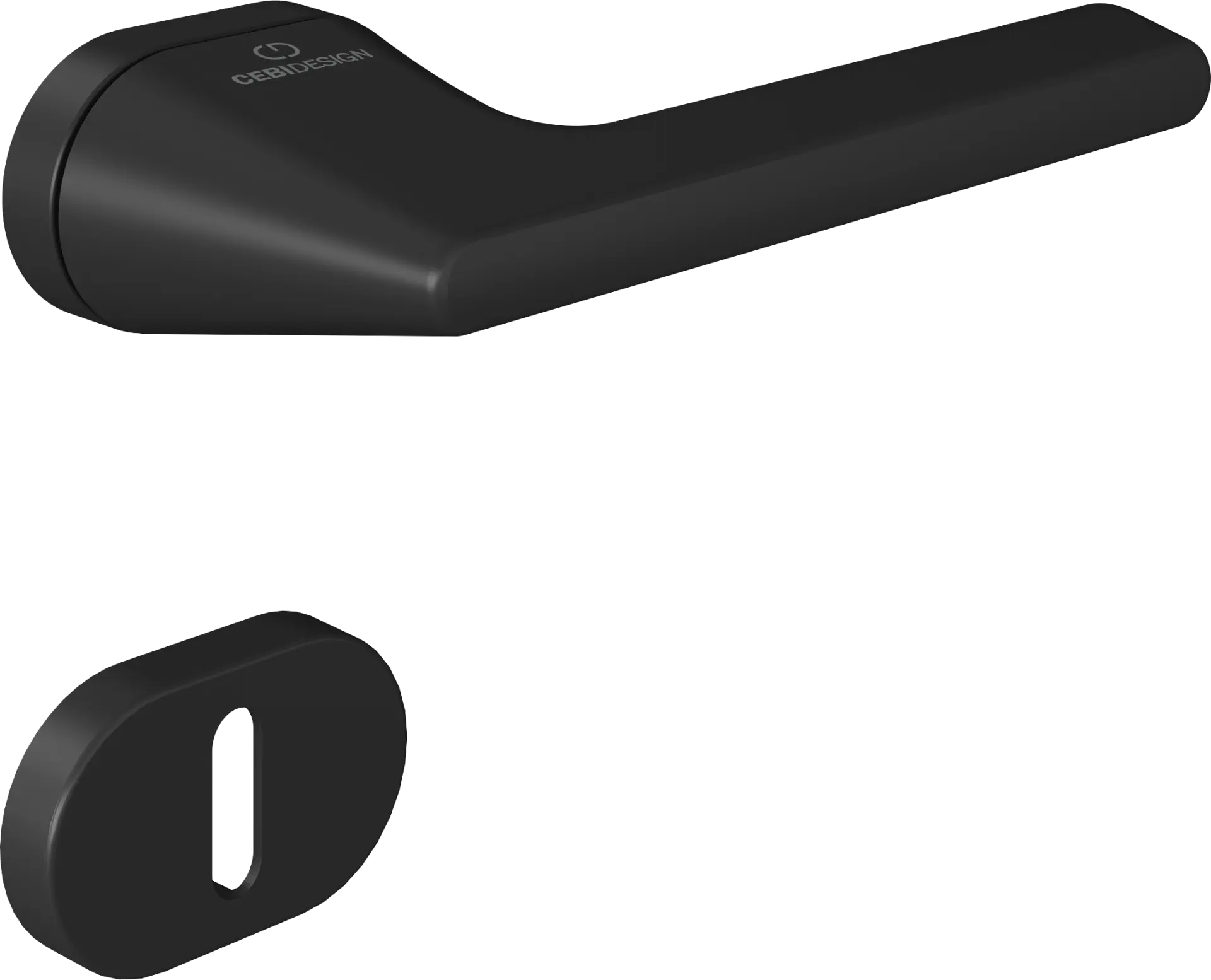 Çebi C5276 Talia Zipline Kapı Kolu PC24 (Mat Siyah) - Oda