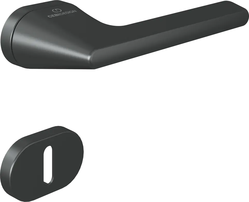 Çebi C5276 Talia Zipline Kapı Kolu PC27 (Antrasit Saten) - Oda