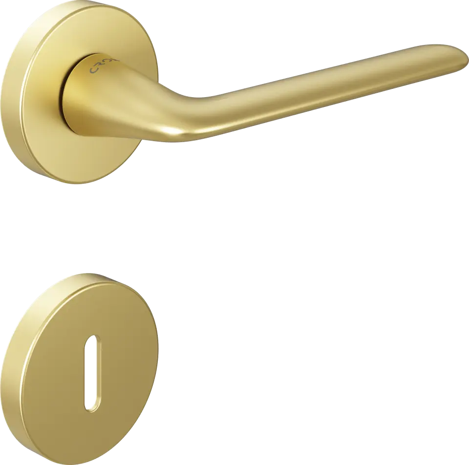 Çebi 5288010 Aero Croma Kapı Kolu PC35 (Mat Pirinç) - WC