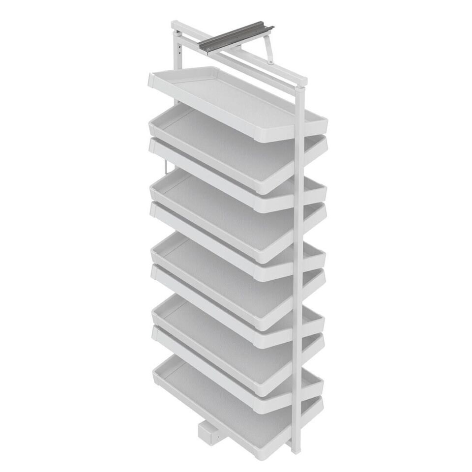 Teleskopik Raylı Döner Ayakkabılık 1070 - 1270 mm