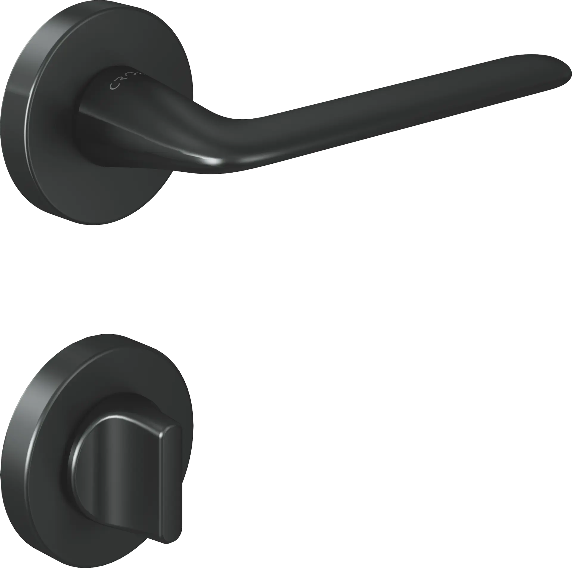 Çebi 5288010 Aero Croma Kapı Kolu PC27 (Antrasit Saten) - WC