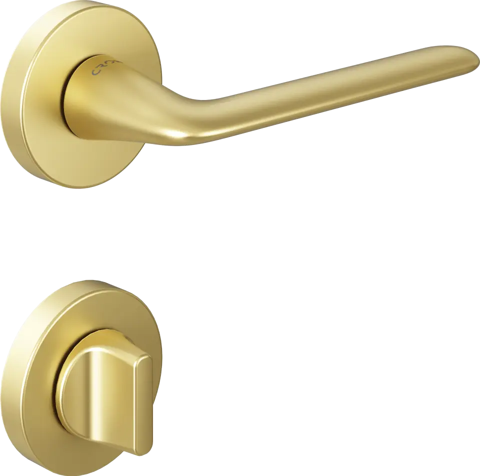Çebi 5288010 Aero Croma Kapı Kolu PC35 (Mat Pirinç) - WC