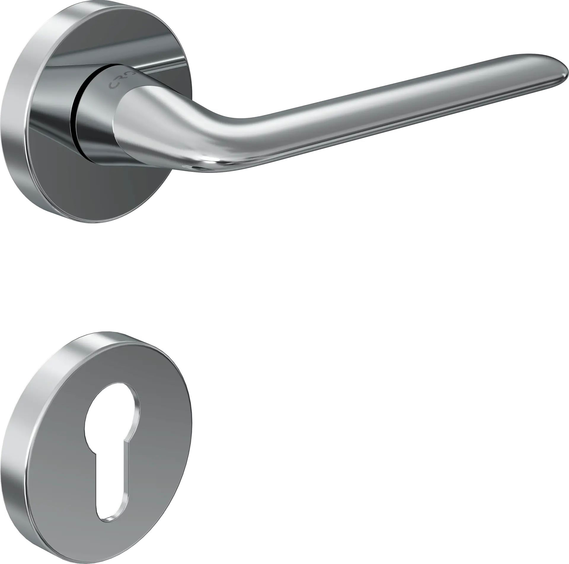 Çebi 5288010 Aero Croma Kapı Kolu MP02 (Parlak Krom) - Yale