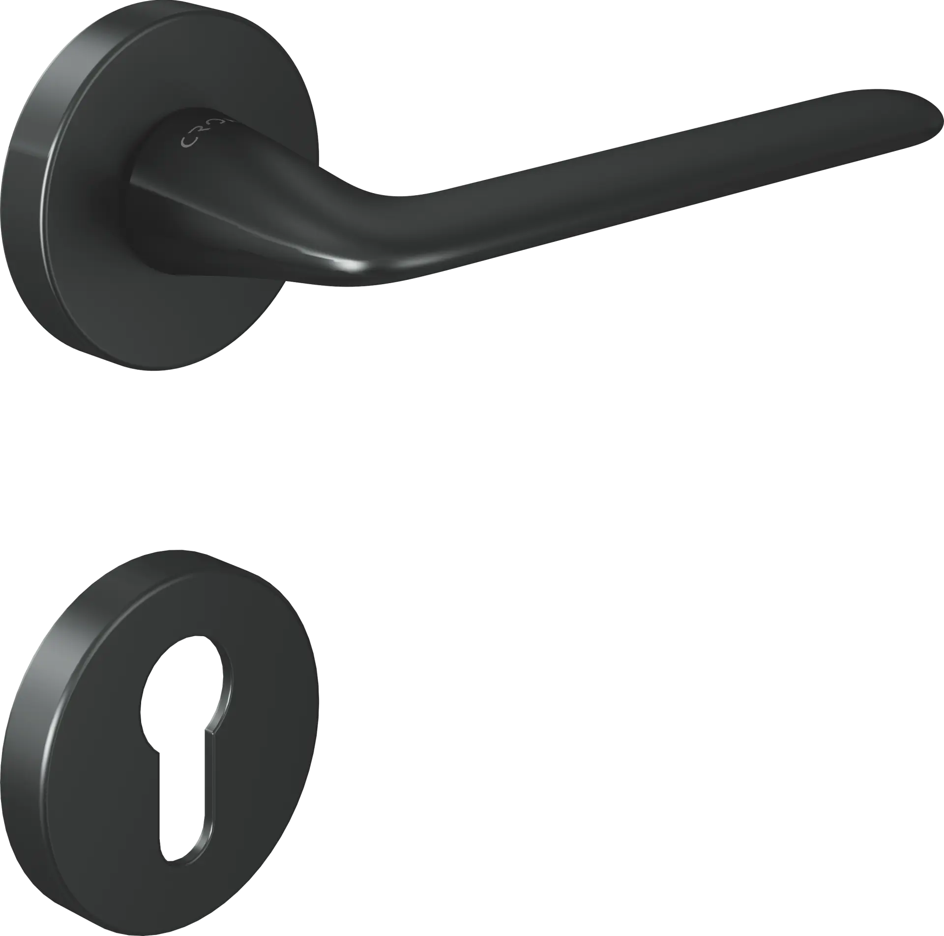 Çebi 5288010 Aero Croma Kapı Kolu PC27 (Antrasit Saten) - Yale