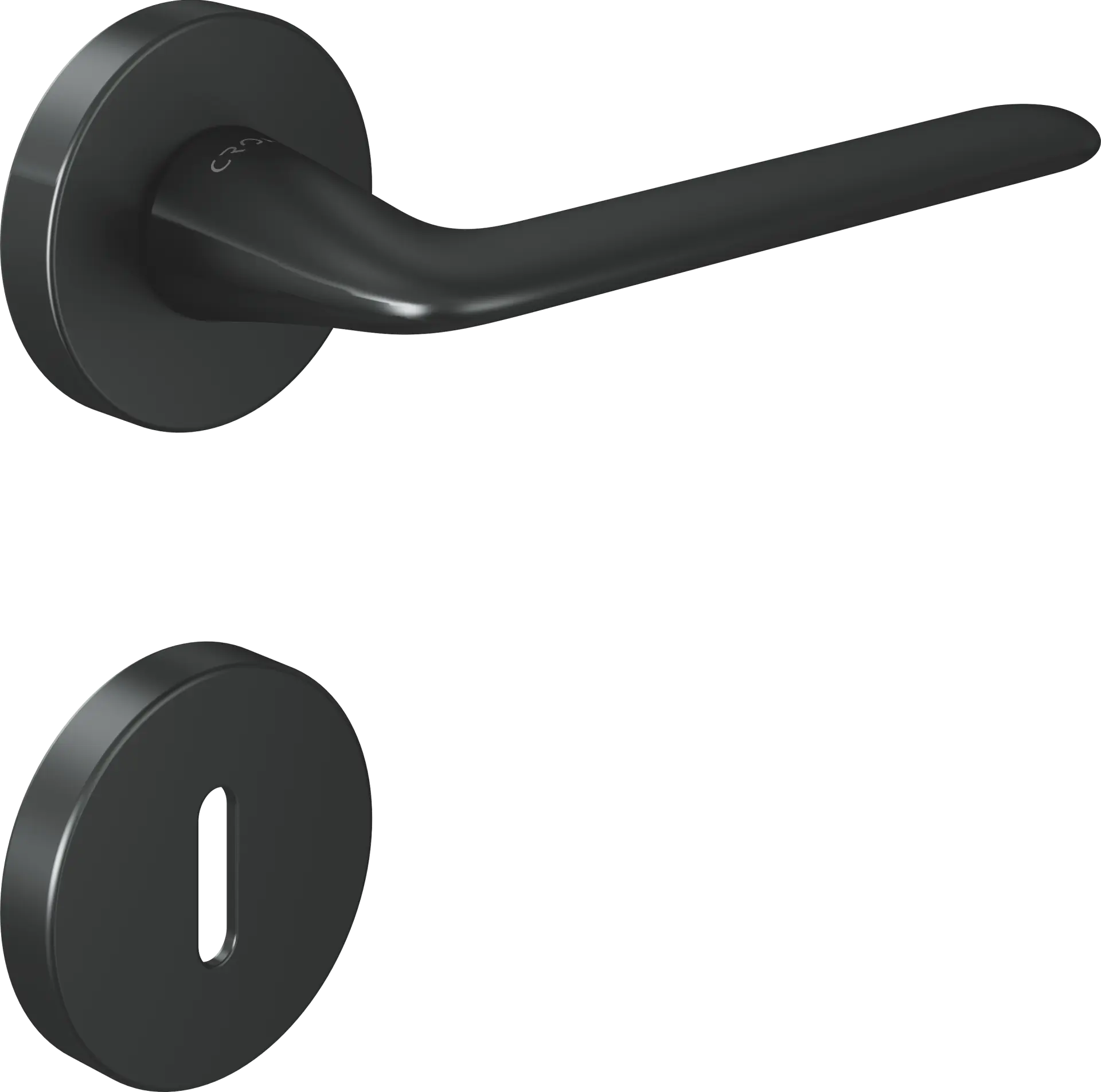 Çebi 5288010 Aero Croma Kapı Kolu PC27 (Antrasit Saten) - Oda