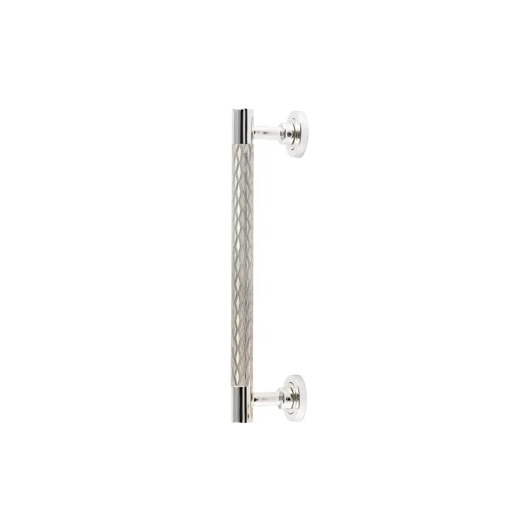 Vista D’oro İşlemeli Modern Rölyef Çekme Kol Platin