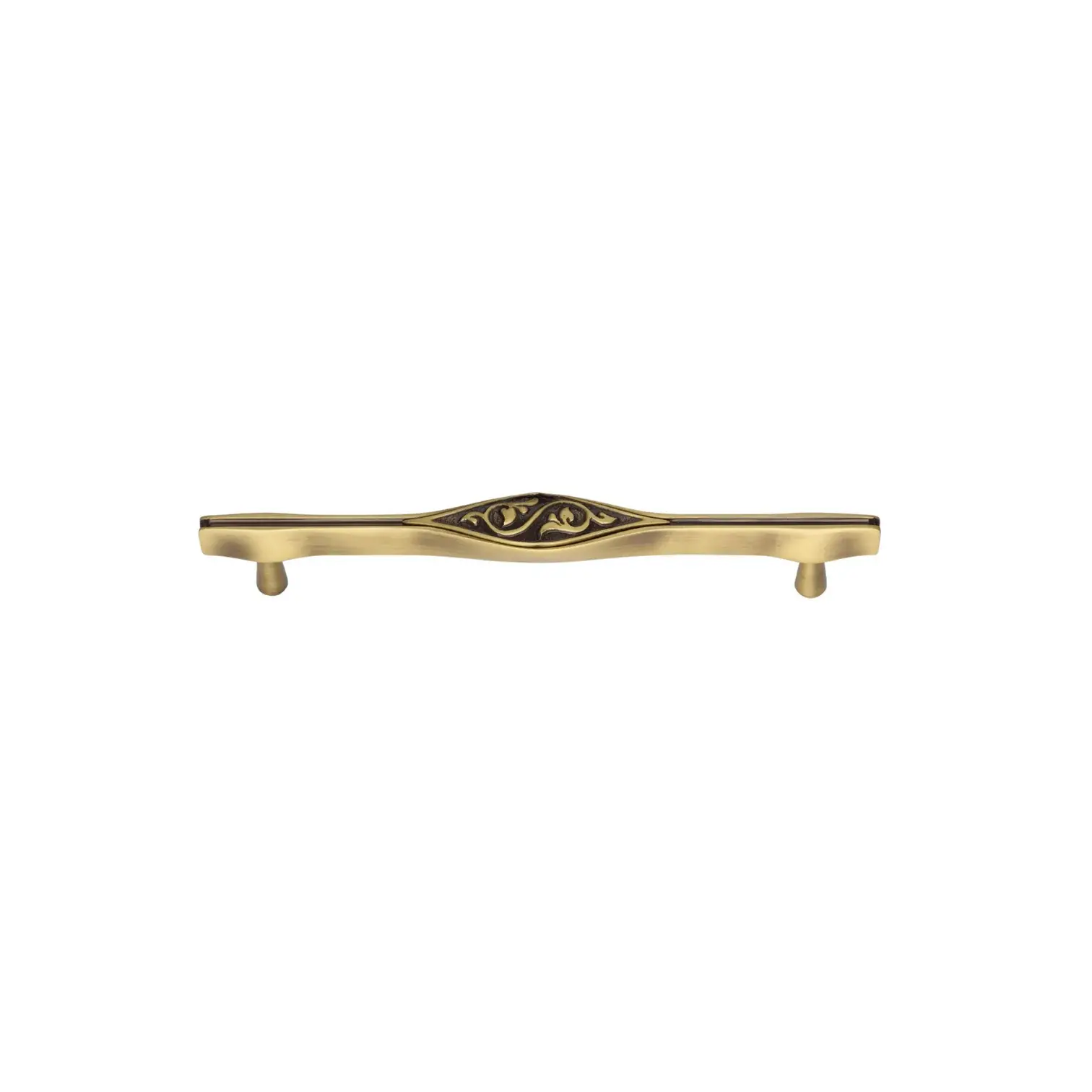 Vista D’oro Curl Desenli Çekmece Kulp Sarı Oksit