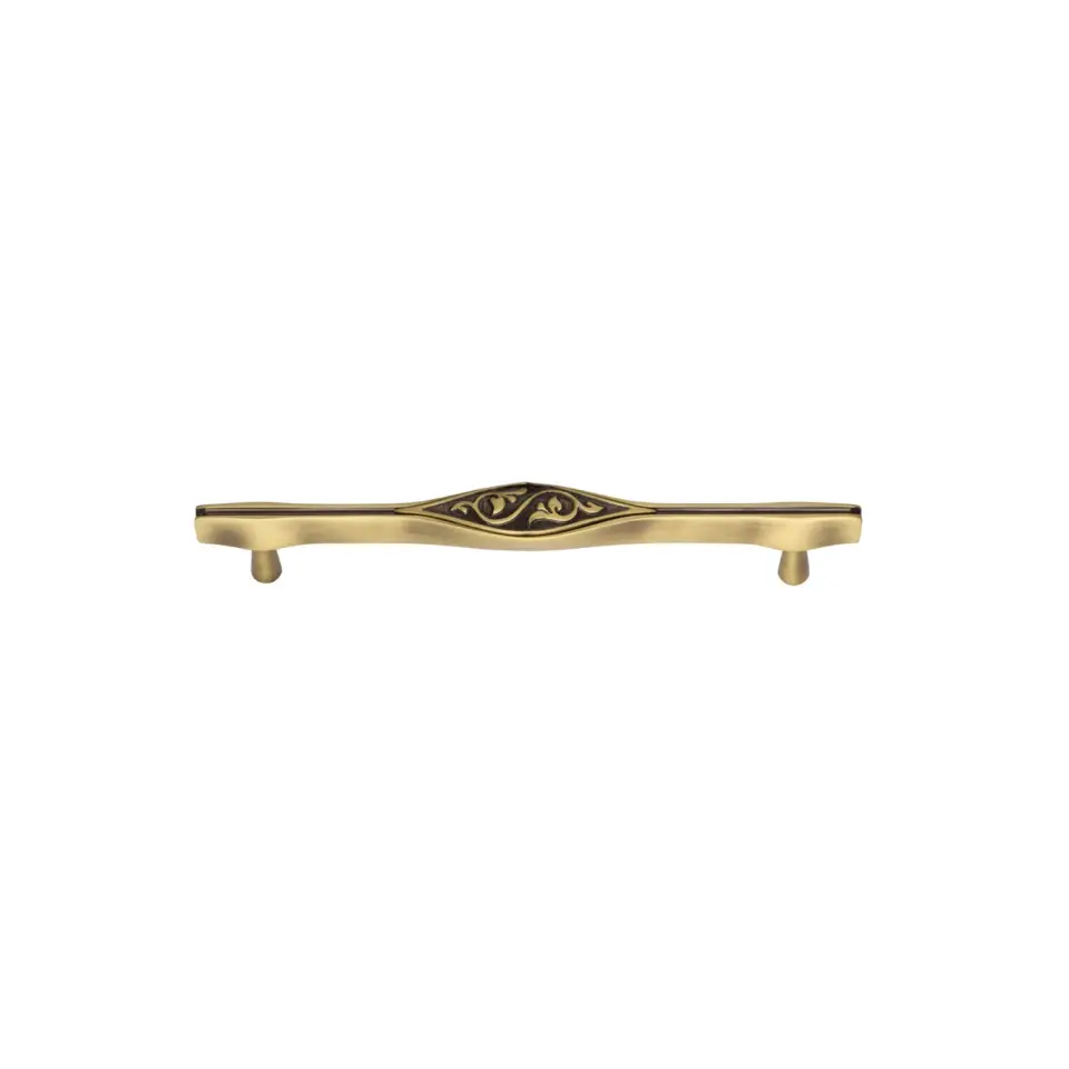 Vista D’oro Curl Desenli Çekmece Kulp Sarı Oksit