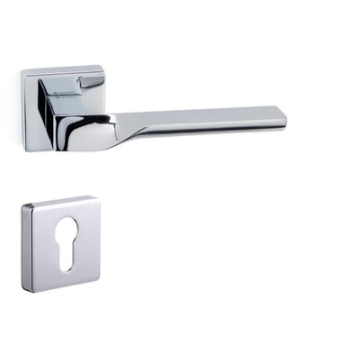 System SPİNAL Rozetli Kapı Kolu Krom Renk (HA120RO11 CR) Oda