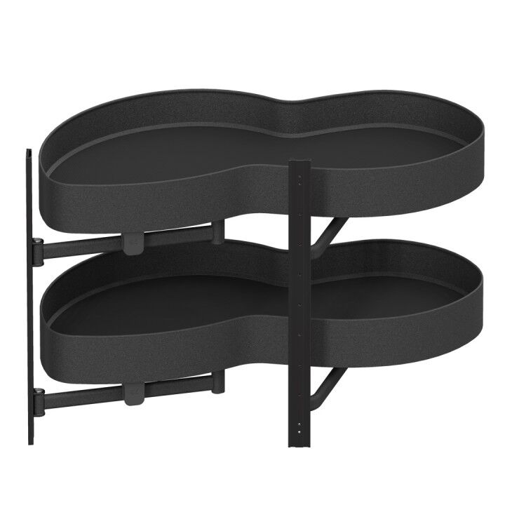 Kaymaz Yüzeyli Döner Tablalı Körköşe Mekanizması Unique Sol