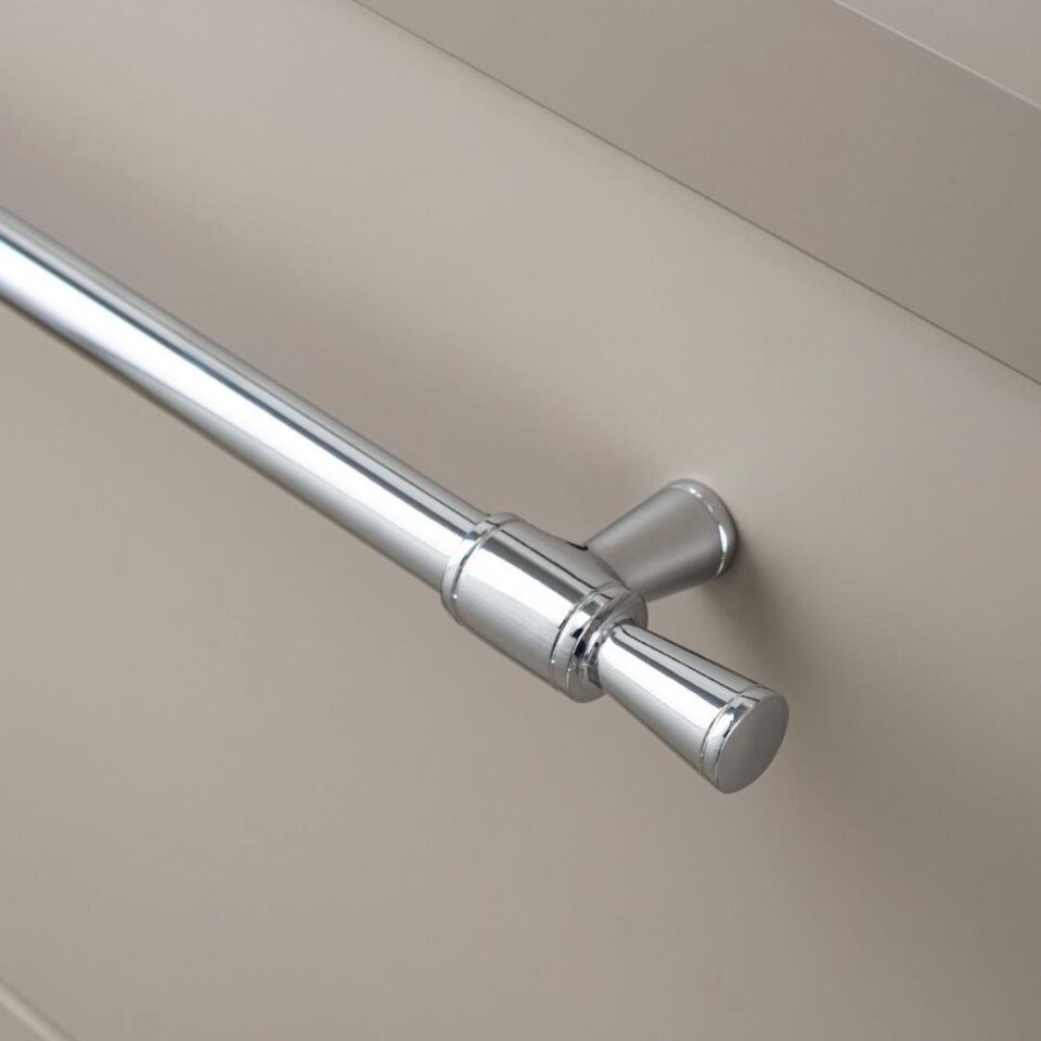 System 4690 Krom Renk Klasik Kulp 128 mm (SY4690 0128 CR-CR)