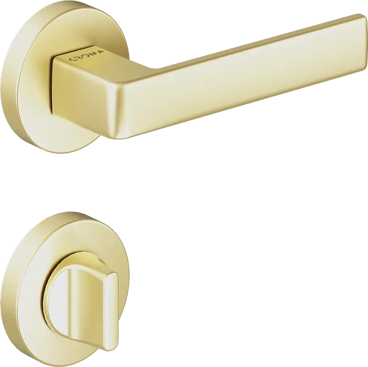 Çebi 1105-9188 Eta Croma Kapı Kolu PC35 (Mat Pirinç) - WC