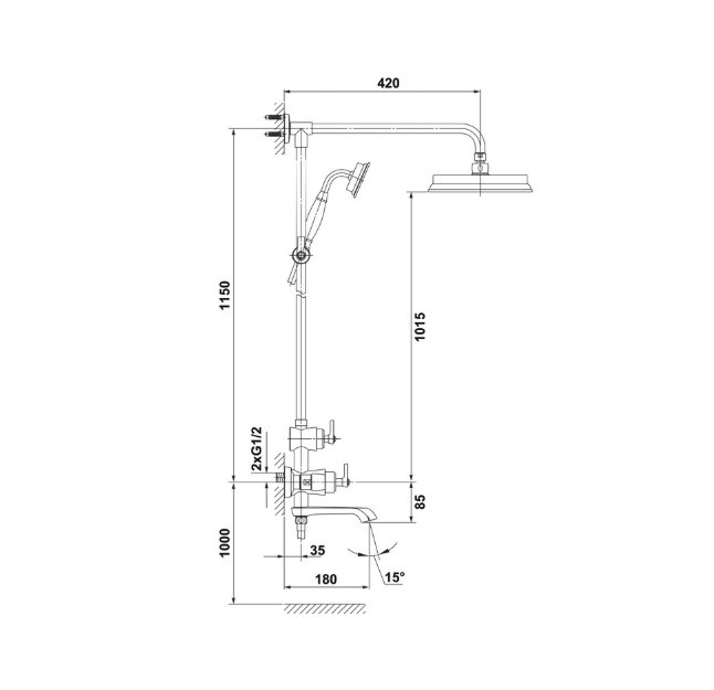 Kolonlu Duş Sistemi, ROMANO
