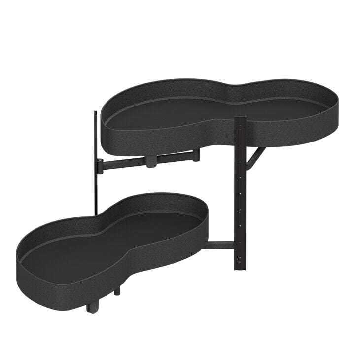 Kaymaz Yüzeyli Döner Tablalı Körköşe Mekanizması Unique Sağ