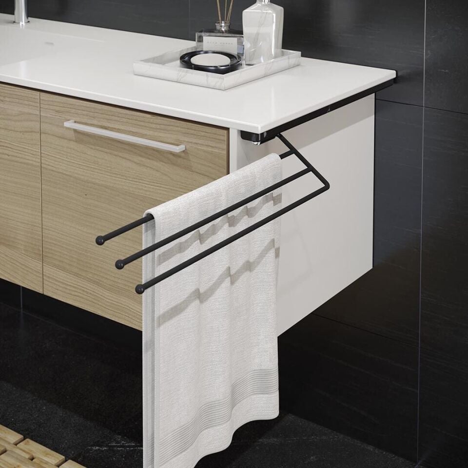 Raylı Havluluk  2 Bölmeli