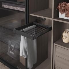 Teleskopik Raylı Alüminyum Pantolonluk 400 mm