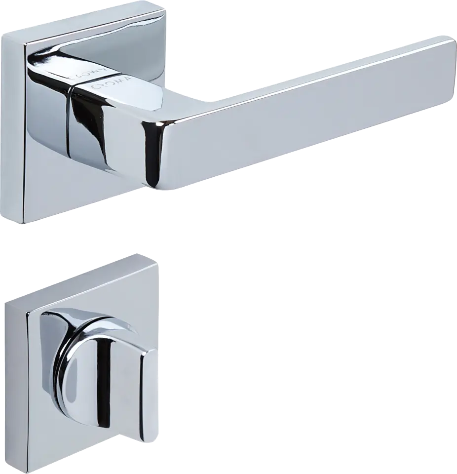 Çebi 1105-9186 Eta-S Croma Kapı Kolu PC35 (Mat Pirinç) - WC