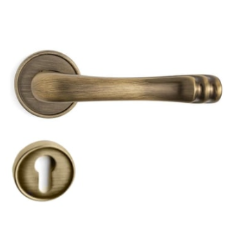 System VICTORIA Rozetli Kapı Kolu Antik Renk (HA129RO14 ABM) Yale