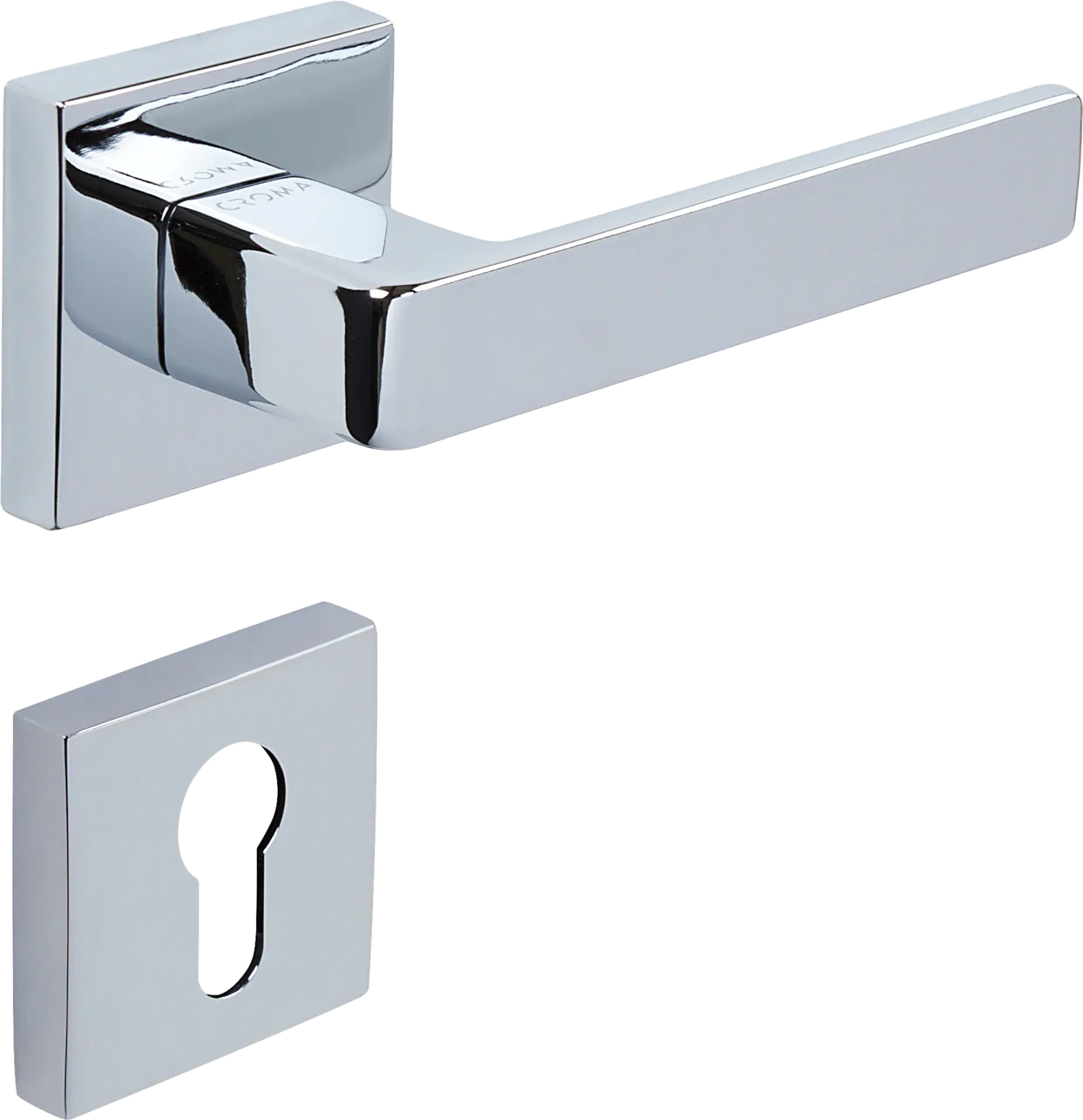 Çebi 1105-9186 Eta-S Croma Kapı Kolu MP02 (Parlak Krom) - Yale
