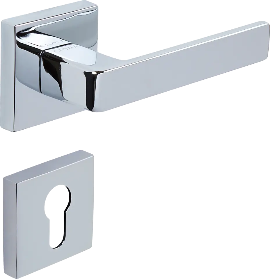 Çebi 1105-9186 Eta-S Croma Kapı Kolu MP02 (Parlak Krom) - Yale