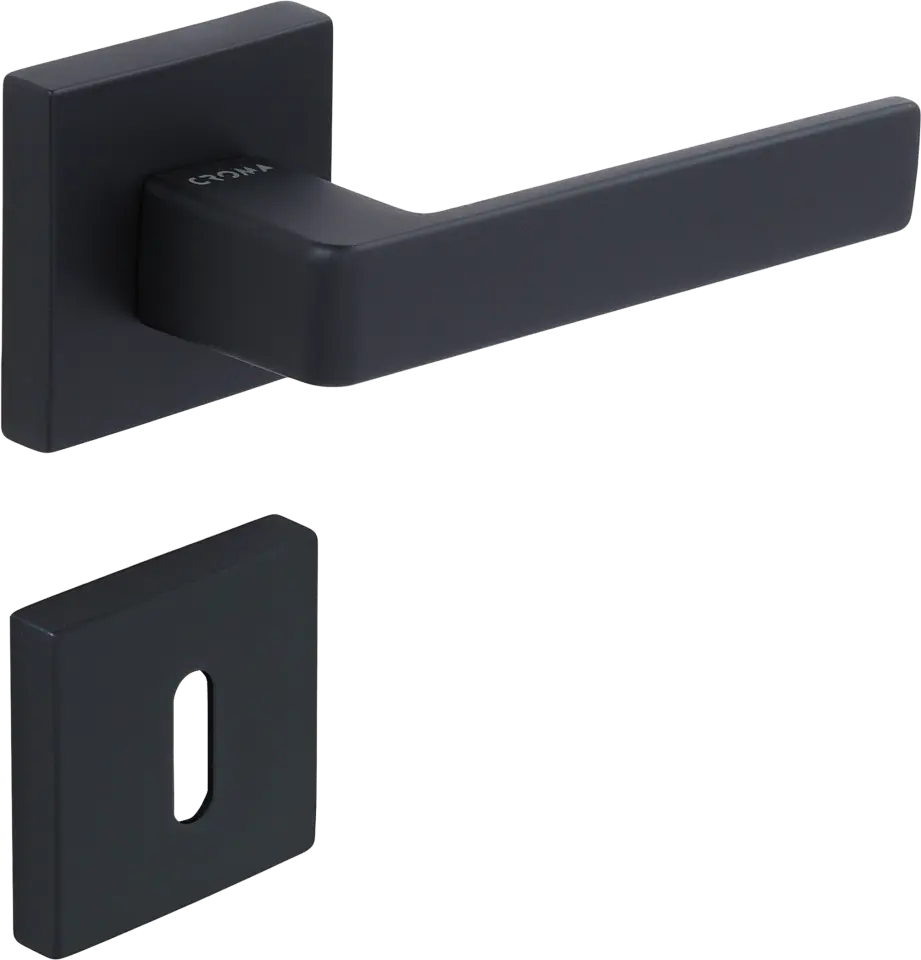 Çebi 1105-9186 Eta-S Croma Kapı Kolu PC24 (Mat Siyah) - Oda