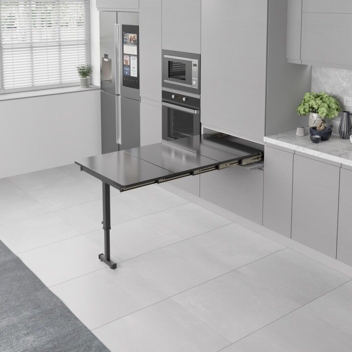 Ayaklı Katlanır Masa Mekanizması 600 mm Antrasit