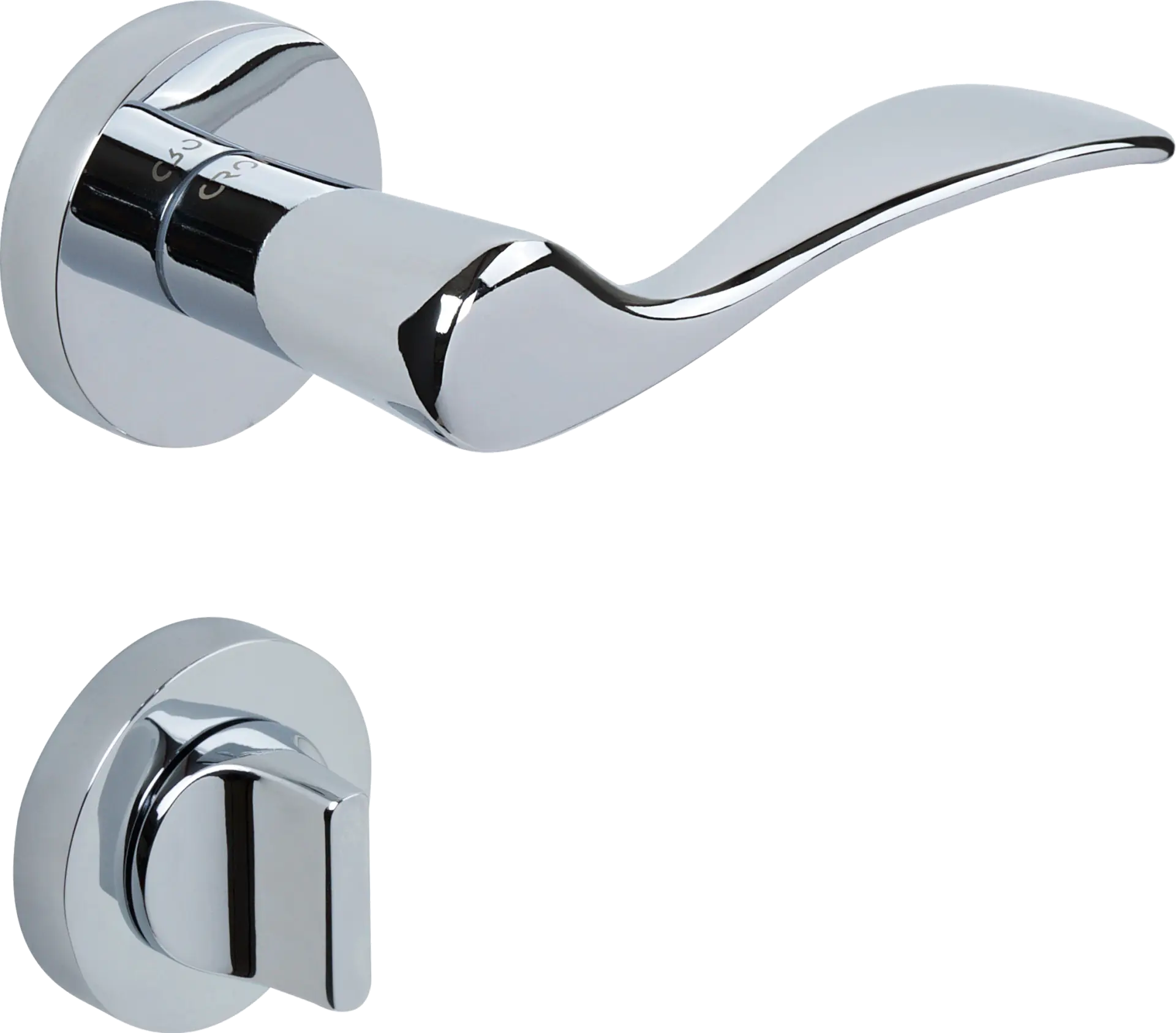 Çebi 1104-9188 Eva Croma Kapı Kolu MP02 (Parlak Krom) - WC