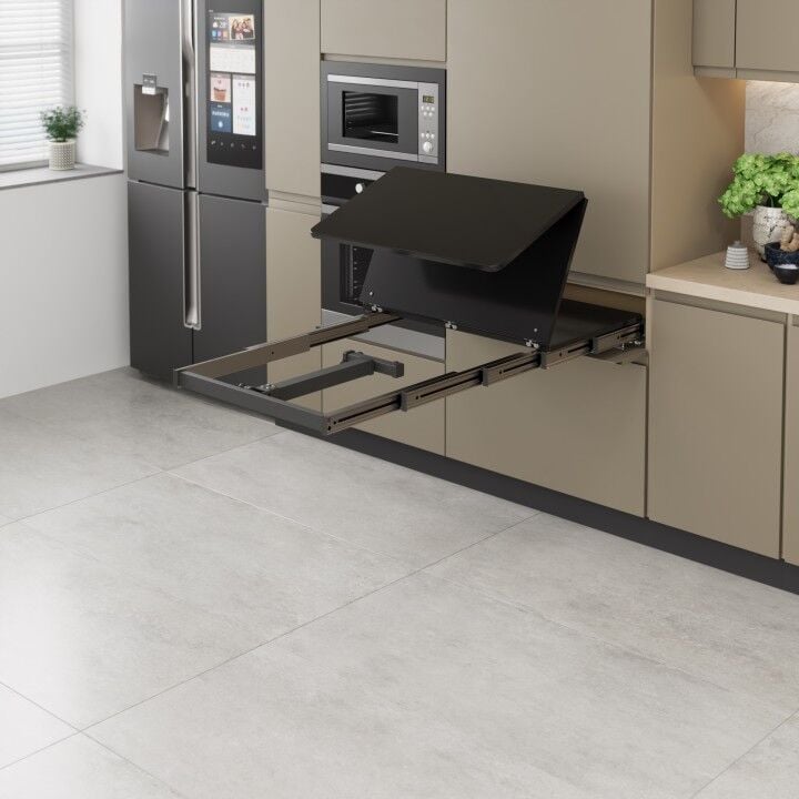 Starax Ayaklı Katlanır Masa Mekanizması 700 mm - Beyaz