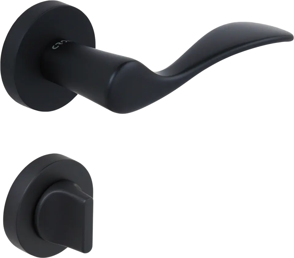 Çebi 1104-9188 Eva Croma Kapı Kolu PC24 (Mat Siyah) - WC