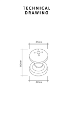 Blossom Door Tokmak 55mm