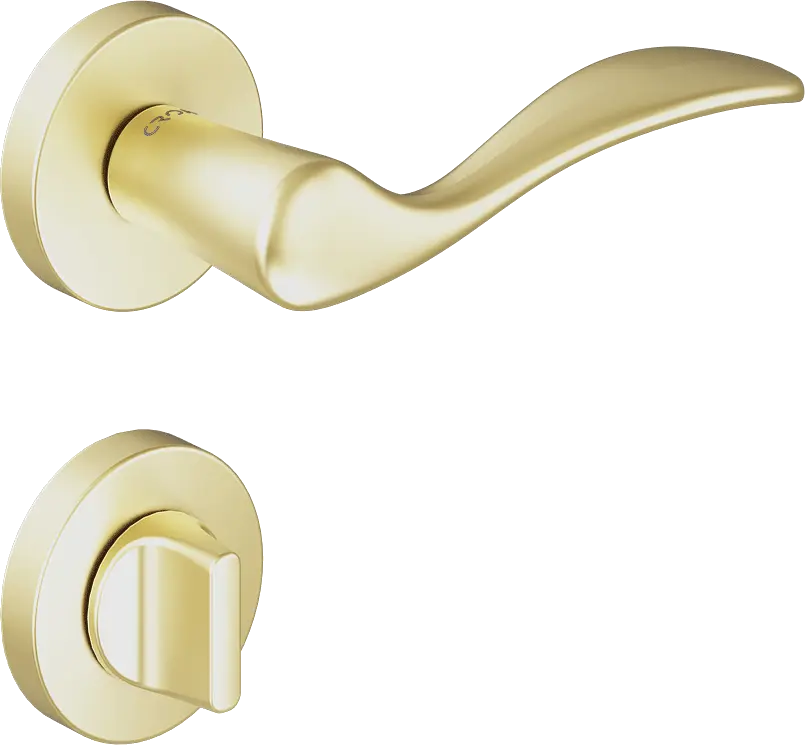 Çebi 1104-9188 Eva Croma Kapı Kolu PC35 (Mat Pirinç) - WC