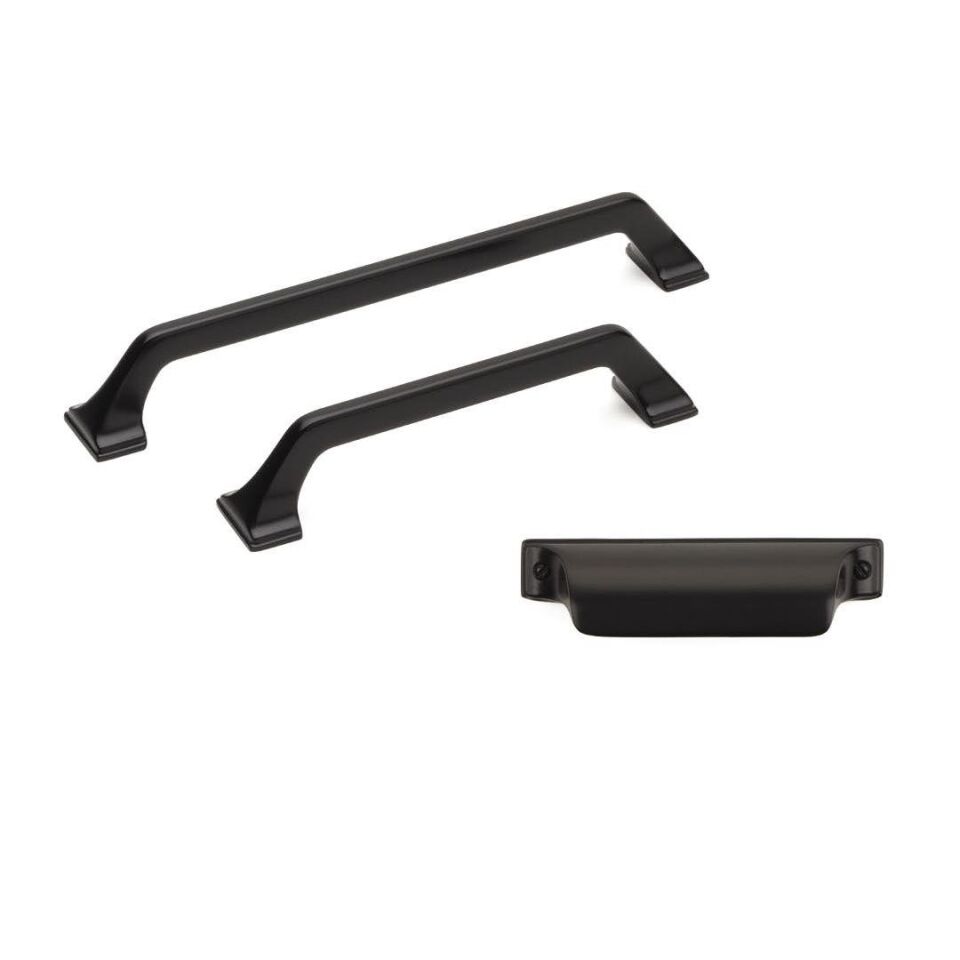 System 4314 Siyah Renk Klasik Kulp 192 mm (SY4314 0192 AL6)