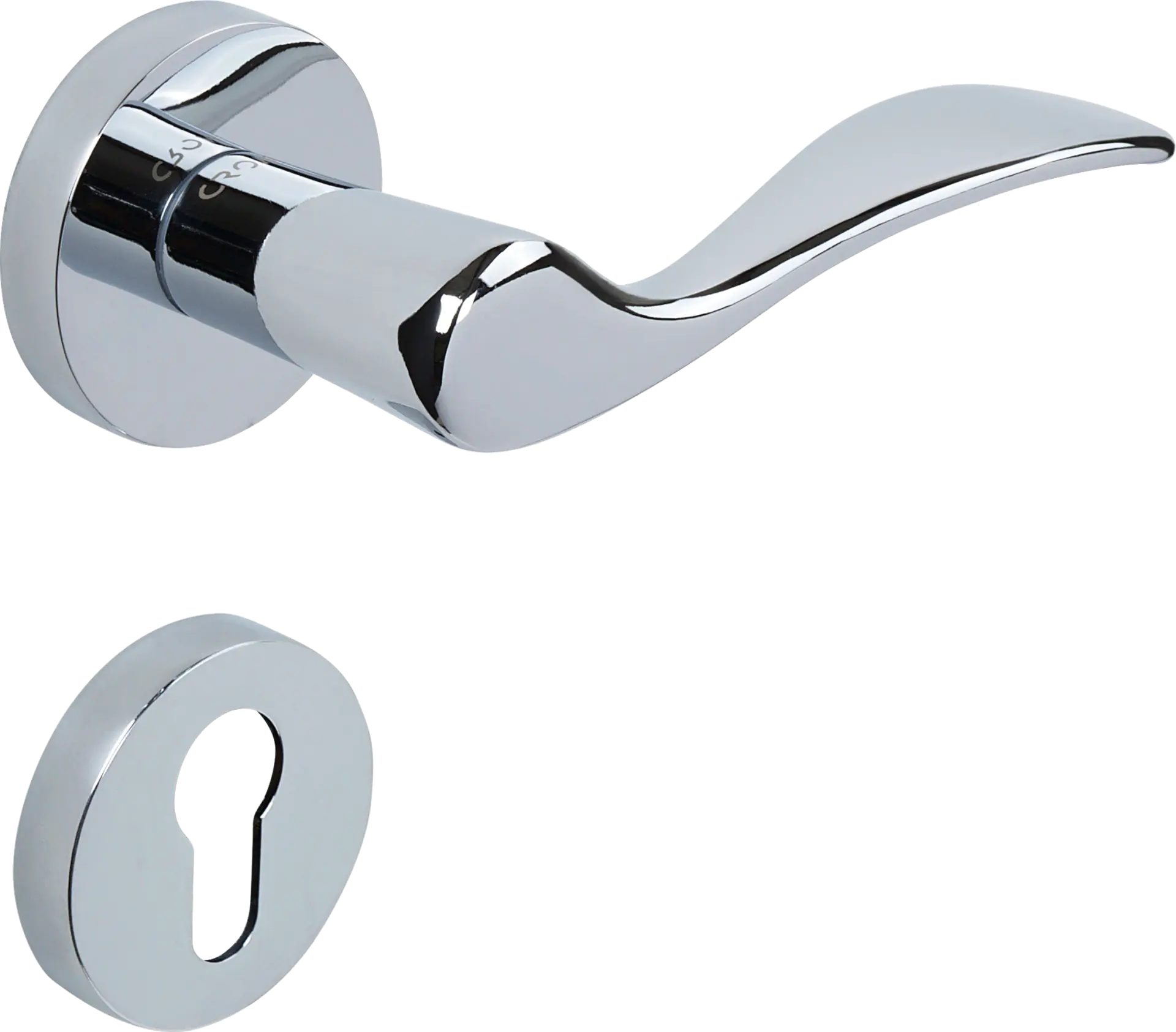 Çebi 1104-9188 Eva Croma Kapı Kolu MP02 (Parlak Krom) - Yale