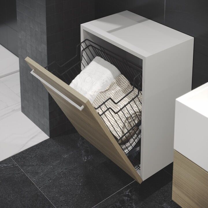 Askılı Çamaşır Sepeti 450 mm Antrasit