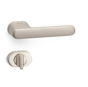 System AKIK Rozetli Kapı Kolu Nikel Saten Renk (HA202RO16 NB)